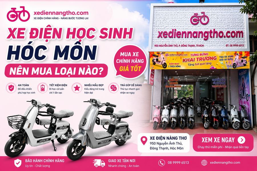 xe điện học sinh hóc môn nên chọn loại nào