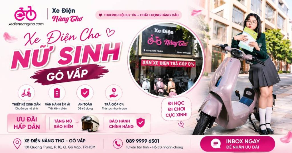 Xe Điện Cho Nữ Sinh Gò Vấp