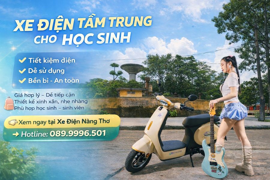 Xe Điện Tầm Trung Cho Học Sinh | Xe Điện Nàng Thơ