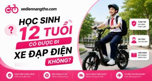 Học sinh 12 tuổi có đi được xe đạp điện không
