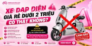 xe đạp điện giá rẻ dưới 2 triệu thật không