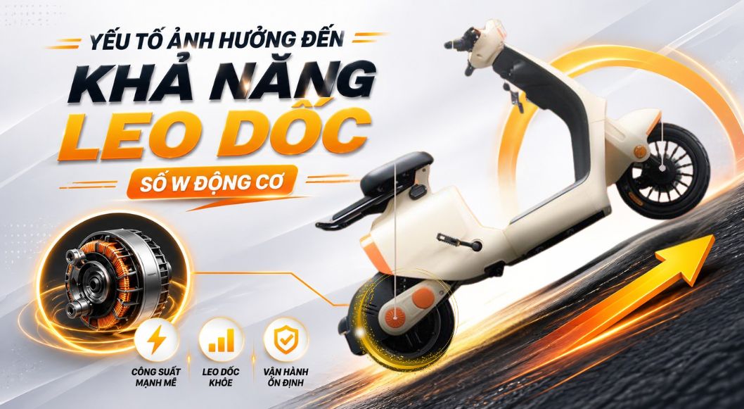 Xe điện leo dốc khỏe tốt nhất hiện nay