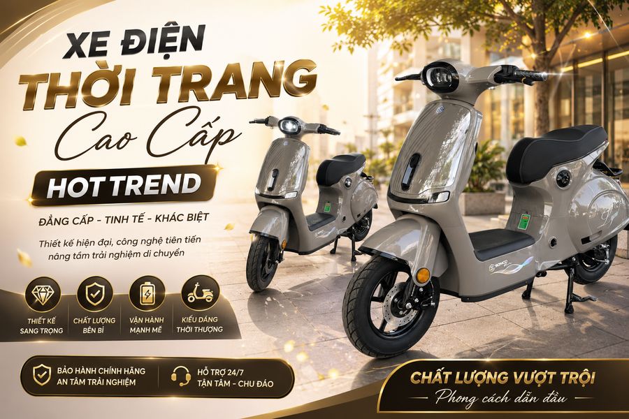 xe đạp điện thời trang cao cấp