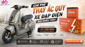 Chi phí thay ắc quy xe đạp điện bao nhiêu tiền