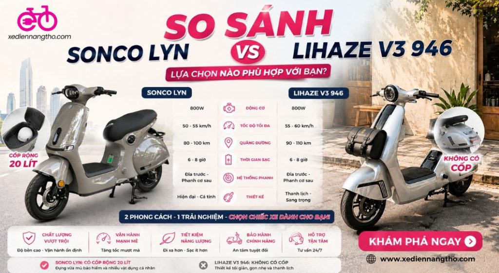 so sánh Sonco Lyn và Lihaze V3 946