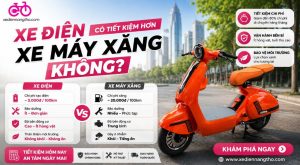Xe Điện Tisết Kiệm Hơn Xe Máy Xăng Không