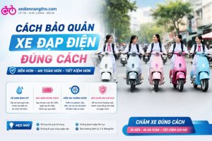 Cách bảo quản xe đạp điện đúng cách