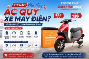 Khi nào nên thay ắc quy xe máy điện