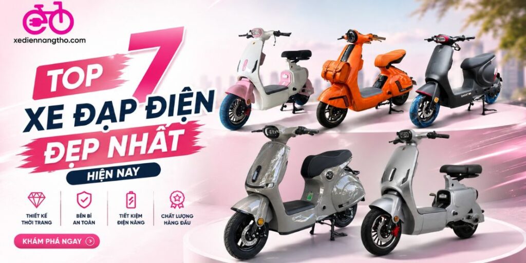 Top 7 xe đạp điện đẹp nhất hiện nay