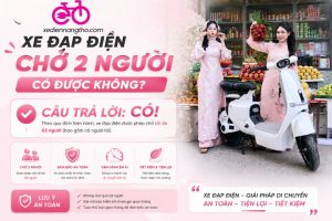 Xe đạp điện cho 2 người được không