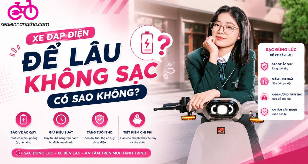 Xe Đạp Điện Để Lâu Không Sạc Có Sao Không?