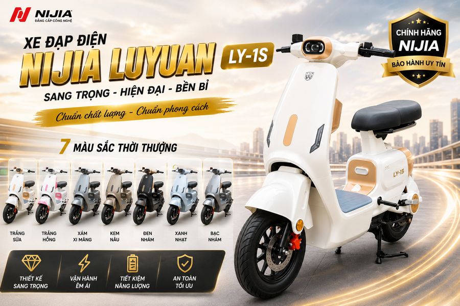 xe đạp điện nijia luyuan ly-1s