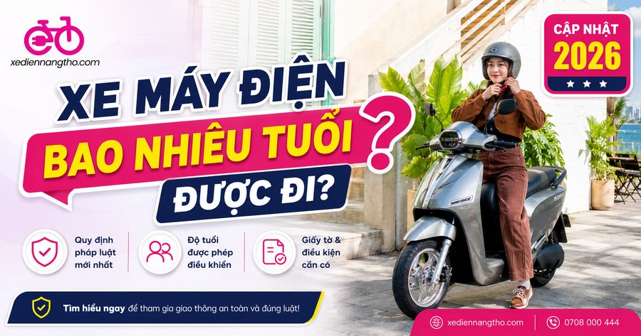 Xe máy điện bao nhiêu tuổi được đi