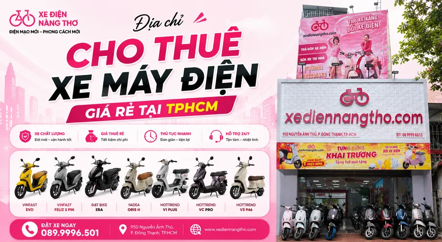 Dịch vụ cho thuê xe điện giá rẻ TPHCM