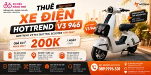 Dịch vụ thue xe đạp điện hottrend v3 946