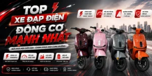 Top xe đạp điện động cơ mạnh nhất