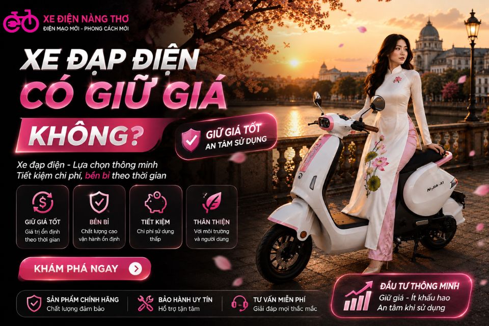 Xe Đạp Điện Có Giữ Giá Không | Xe Điện Nàng Thơ