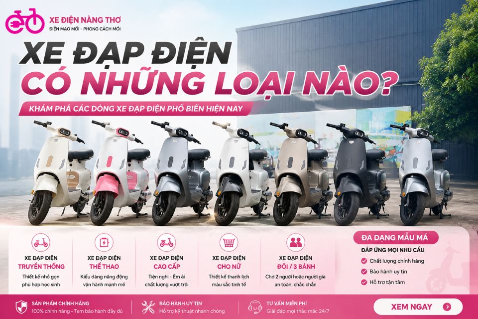 Xe đạp điện có những loại nào