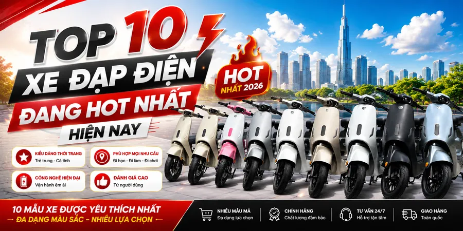 Xe Đạp Điện Đang Hot Nhất Hiện Nay