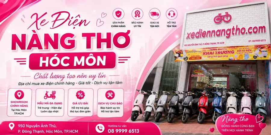 xe điện nàng thơ hóc môn