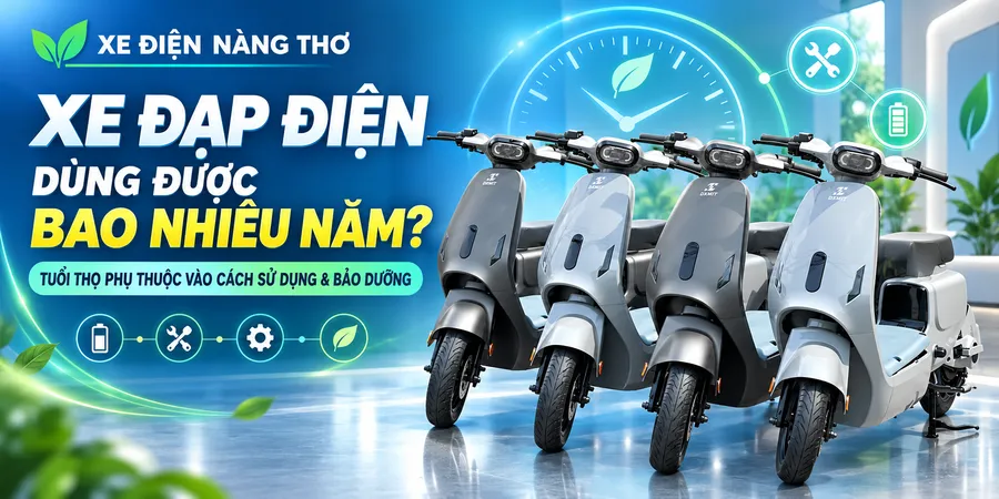 Xe Đạp Điện Dùng Được Bao Nhiêu Năm