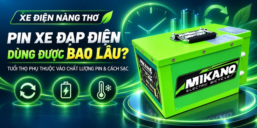 Pin Xe Đạp Điện Dùng Được Bao Lâu?