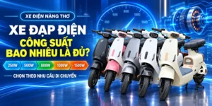 Xe Đạp Điện Công Suất Bao Nhiêu Là Đủ?