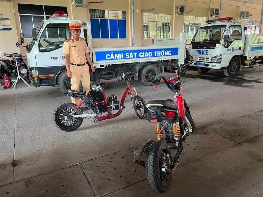 xe đạp điện độ có phạt không