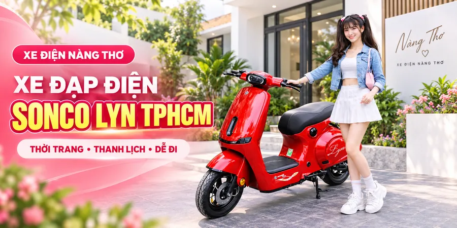Xe Đạp Điện Sonco Lyn TPHCM