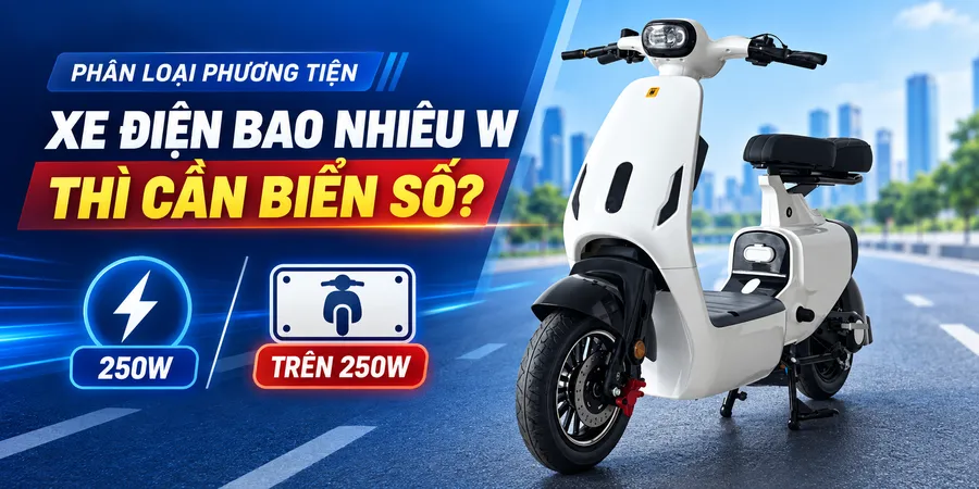 Xe Điện Bao Nhiêu W Thì Cần Biển Số?